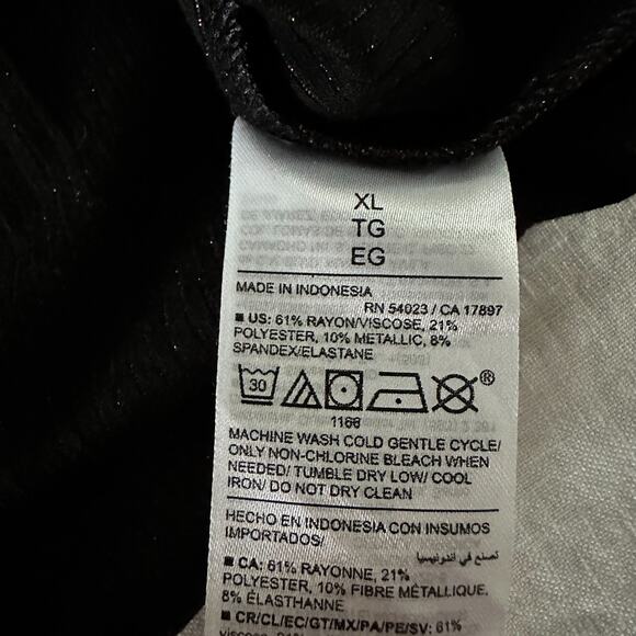 Old Navy Brown Shimmer Long Sleeve Top - Picture 4 of 6